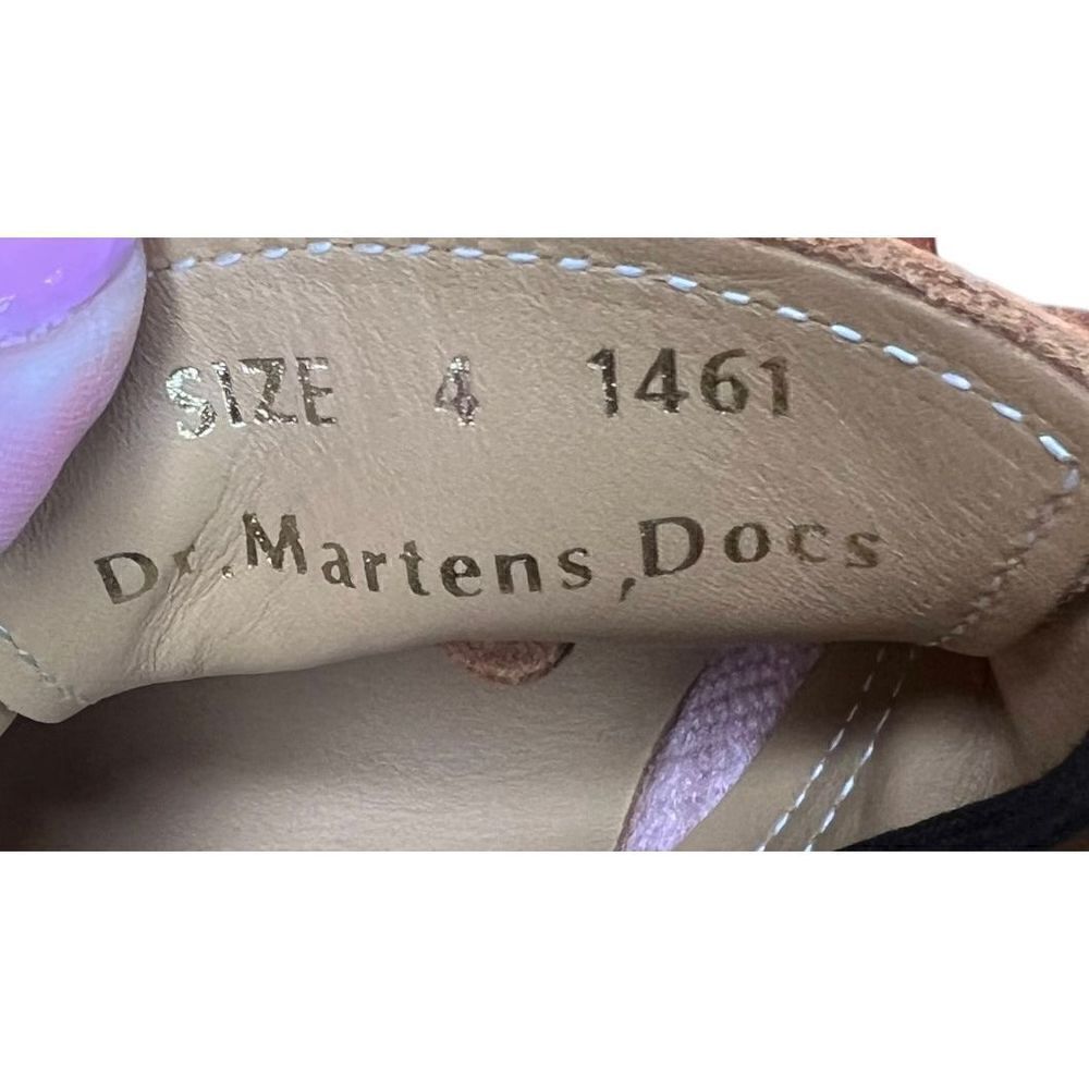 Dr. Martens 1461 Leather Shoe in Dark Tan NWT Size Youth 4 - Picture 8 of 10